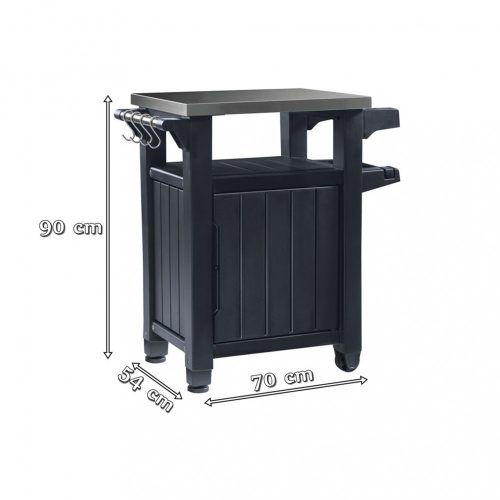 Unity 93L grill asztal, barna