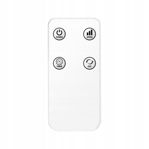 Mistral oszlopventilátor 20 W, fekete