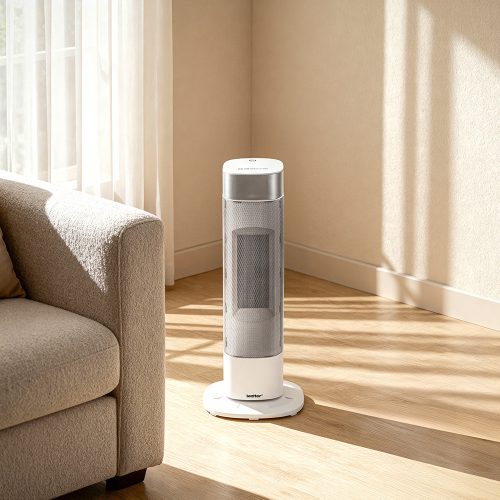 Alizee elektromos hűtő-fűtő oszlopventilátor 1000W / 2000W króm