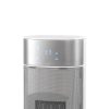 Alizee elektromos hűtő-fűtő oszlopventilátor 1000W / 2000W króm