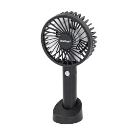   Galar kézi hordozható usb ventilátor tartóval 4 W 1200 mAh fekete