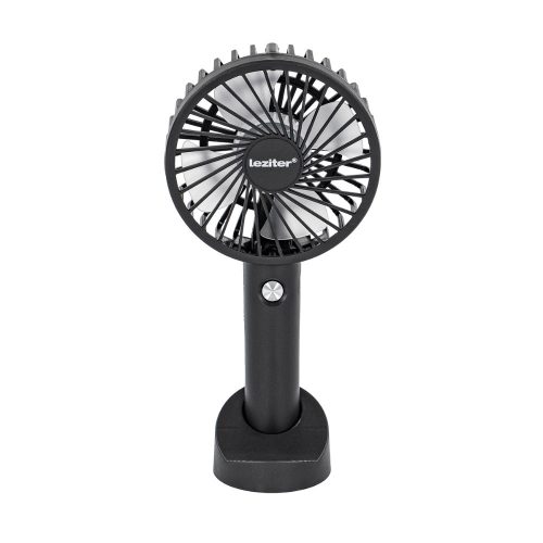 Galar kézi hordozható usb ventilátor tartóval 4 W 1200 mAh fekete