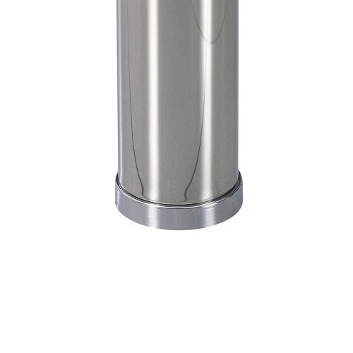 Berna 140 cm szögletes üveg étkezőasztal transparent