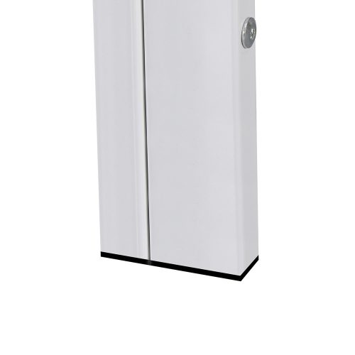 Ezra 140 cm szögletes üveg étkezőasztal fehér