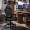 Raven gamer irodai forgószék fekete