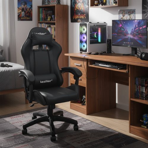 Raven gamer irodai forgószék fekete