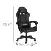Raven gamer irodai forgószék fekete