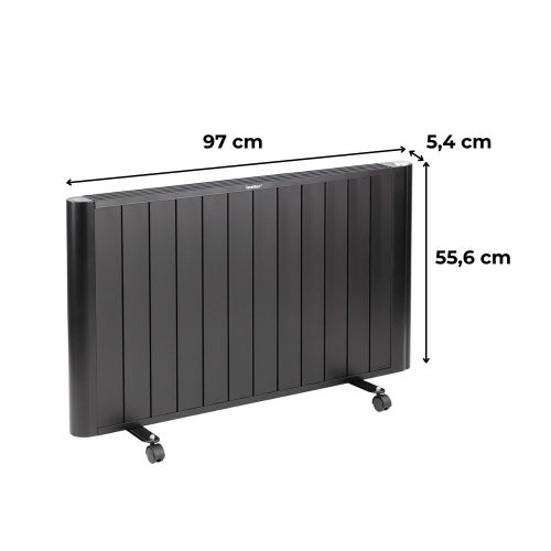 Solis elektromos fűtőtest 2000W fekete