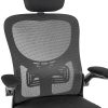 Flexo ergonomikus irodai forgószék deréktámasszal fekete