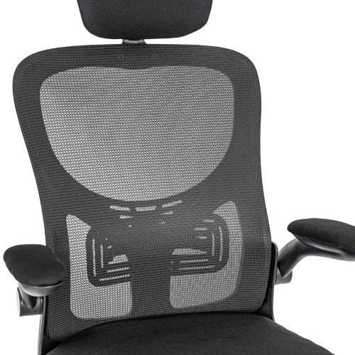 Flexo ergonomikus irodai forgószék deréktámasszal fekete